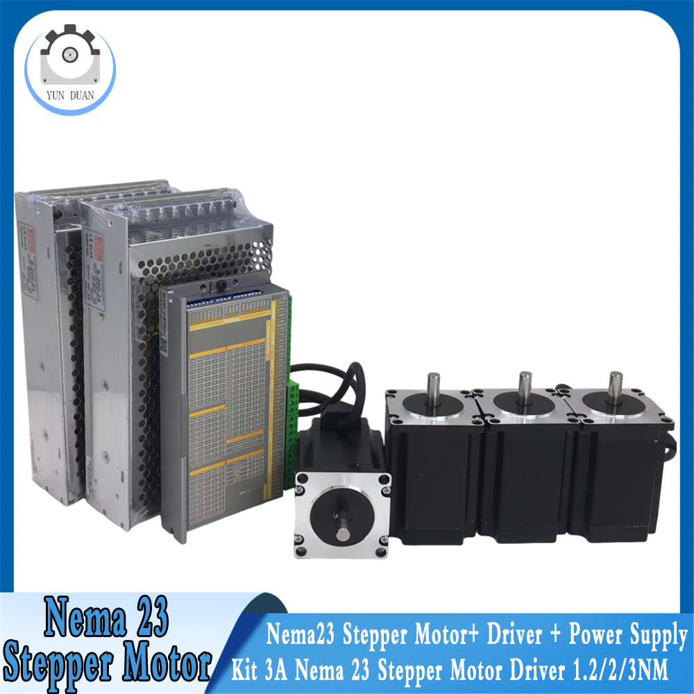  Nema23 Motor 4 Axis 57 Open  - Nema23 Stepper review and price