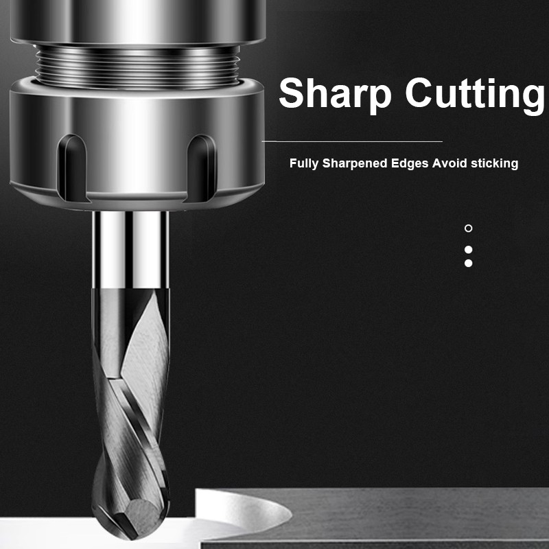 SHAZAM HRC55 2-Flute Ball End  - End Mill Set review and price
