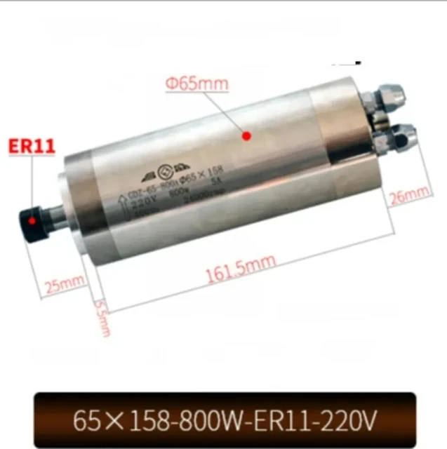 65X158-800W-ER11-220V CNC Wate - Water Cooled Spindle review and price
