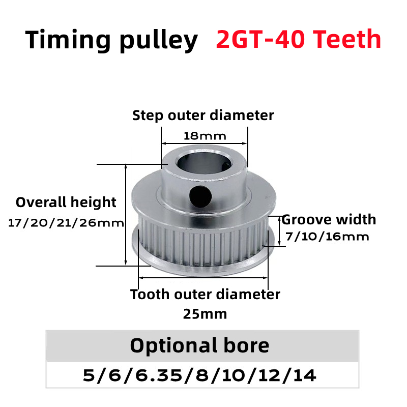 2GT 2M 40Teeth GT2 40T Timing  - Gt2 Belt review and price