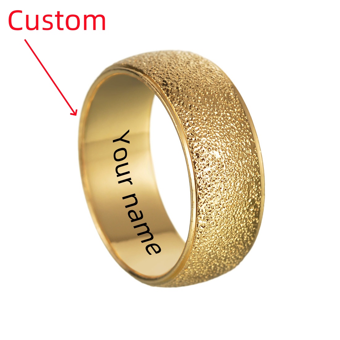 Custom Engrave Fashion Copper  - Coupling 8Mm review and price