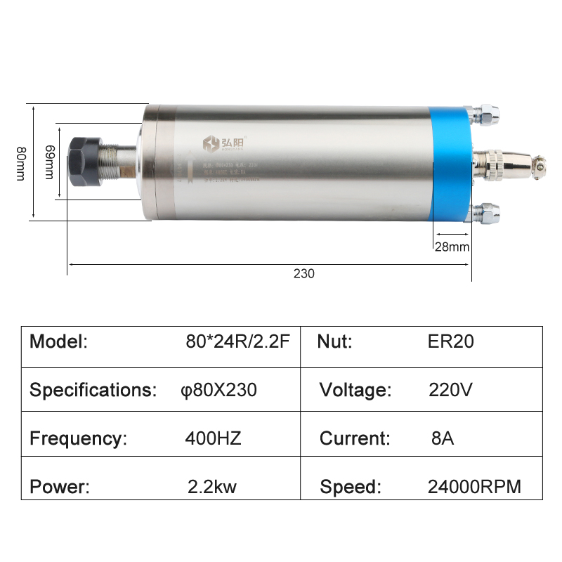 CNC Router Kit 2.2kw ER20 Wate - Water Cooled Spindle review and price