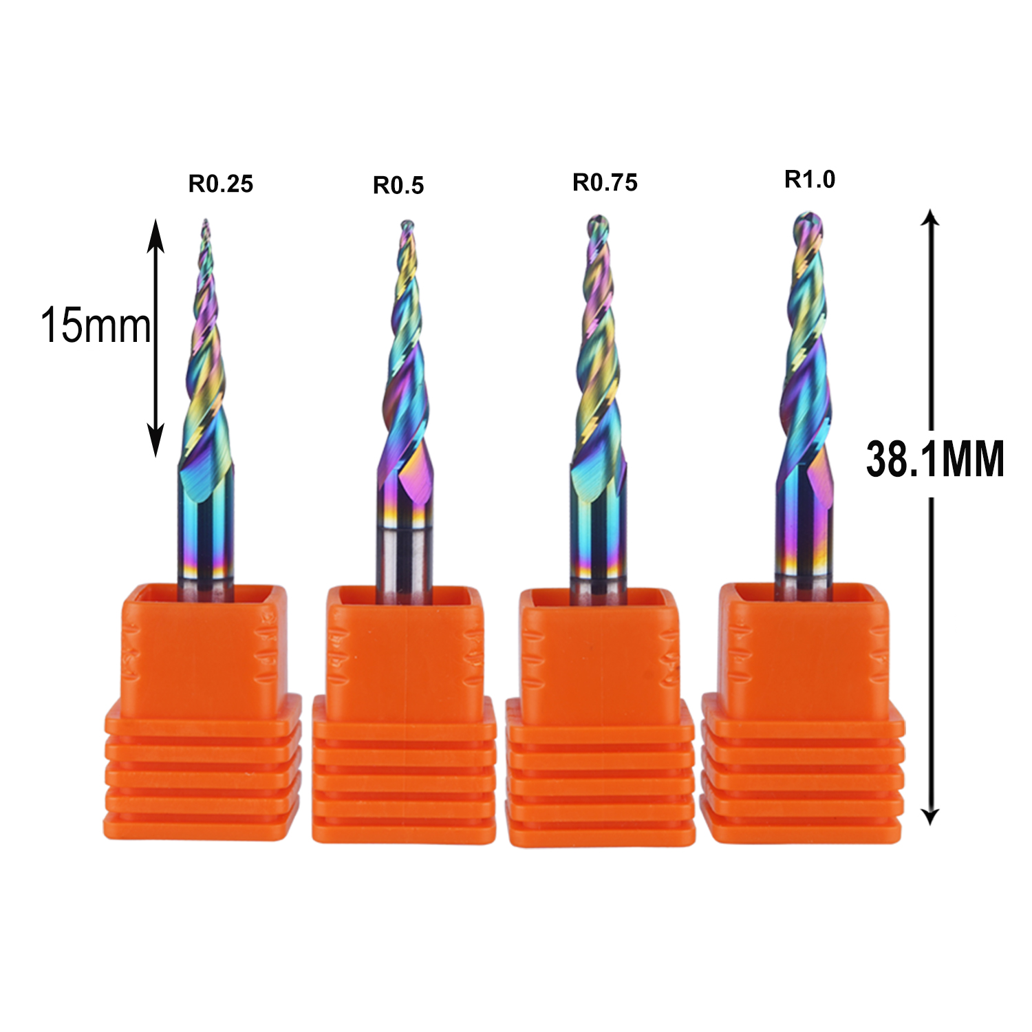DREANIQUE 4pcs/set 2 Flutes Ba - End Mill Set review and price