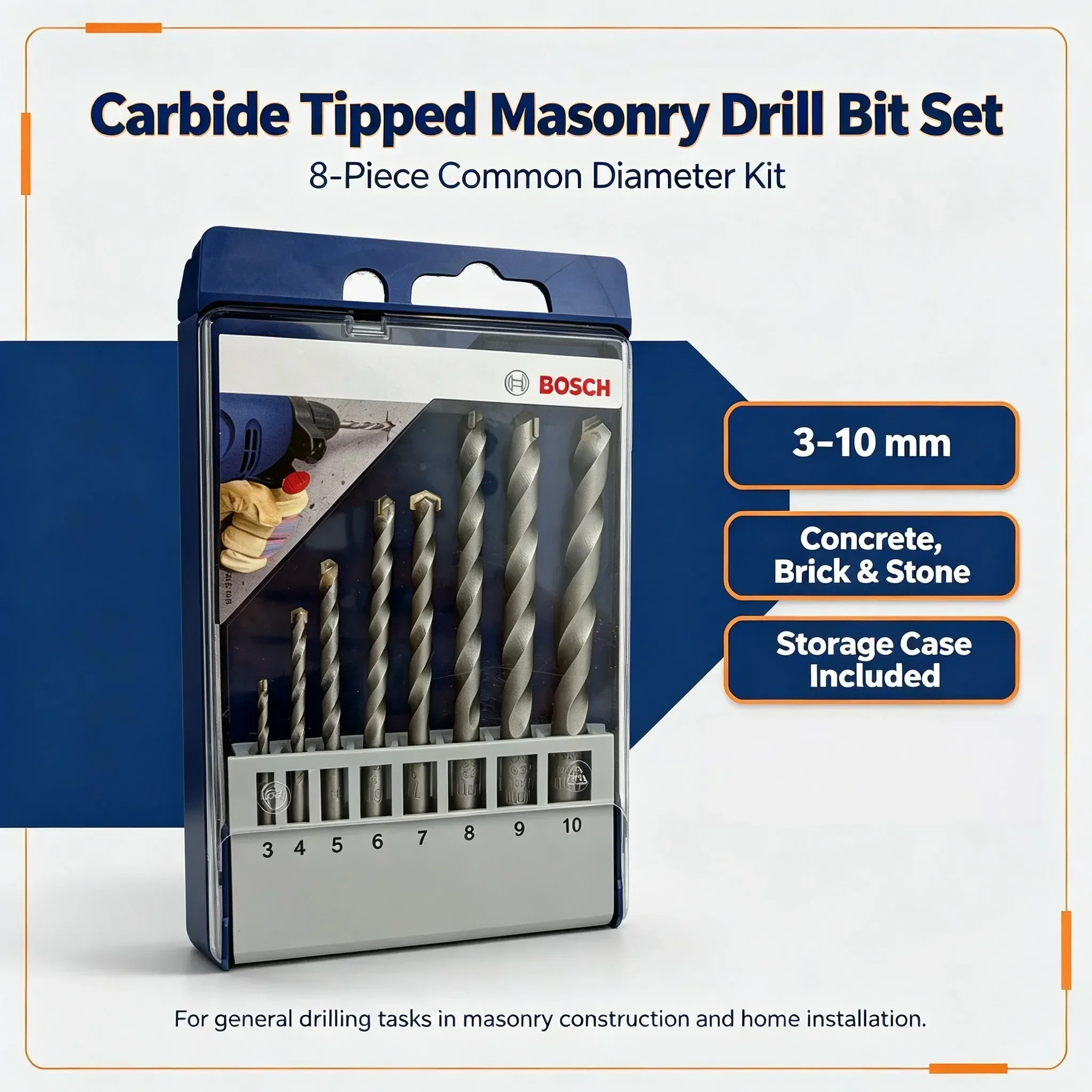 1-8Pcs/lot Bosch Professional  - Drill Bit Set review and price