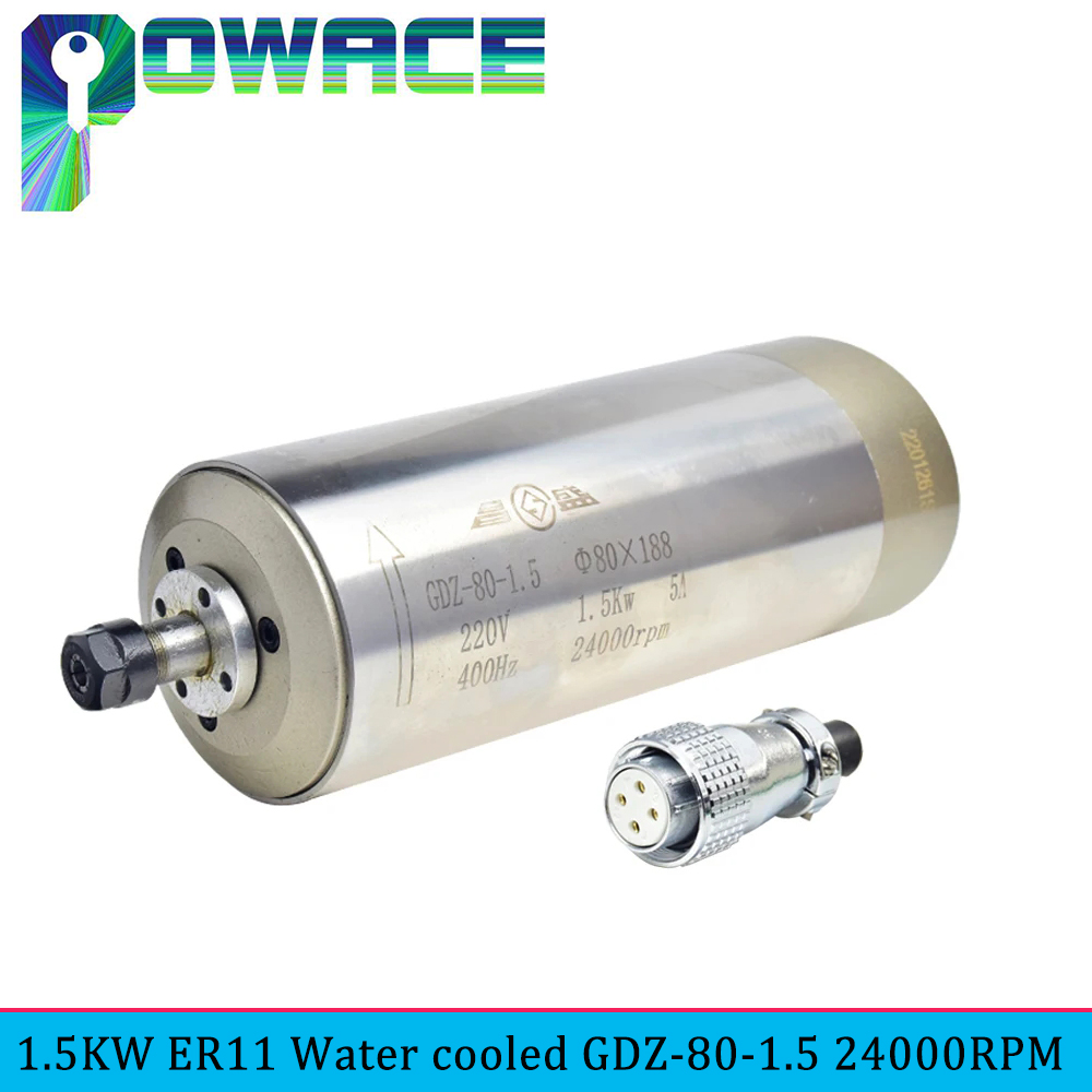 GDZ-80 1.5KW ER11 CNC Water Co - Water Cooled Spindle review and price