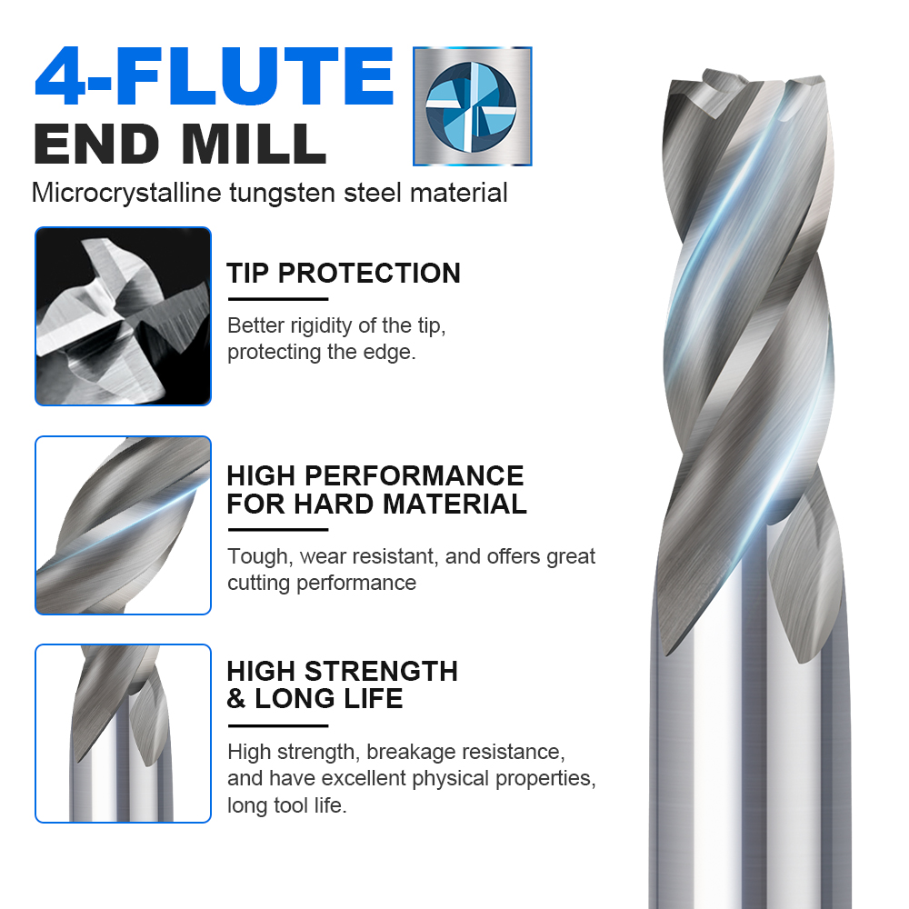 CMCP 1.5-13mm 4 Flute HSS End  - End Mill Set review and price