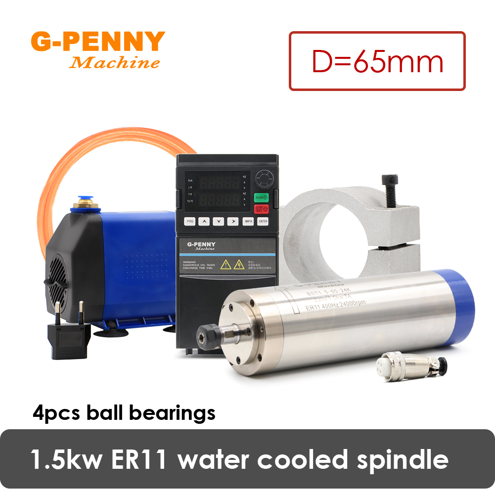G-PENNY 1.5KW ER11 65mm Water  - Water Cooled Spindle review and price
