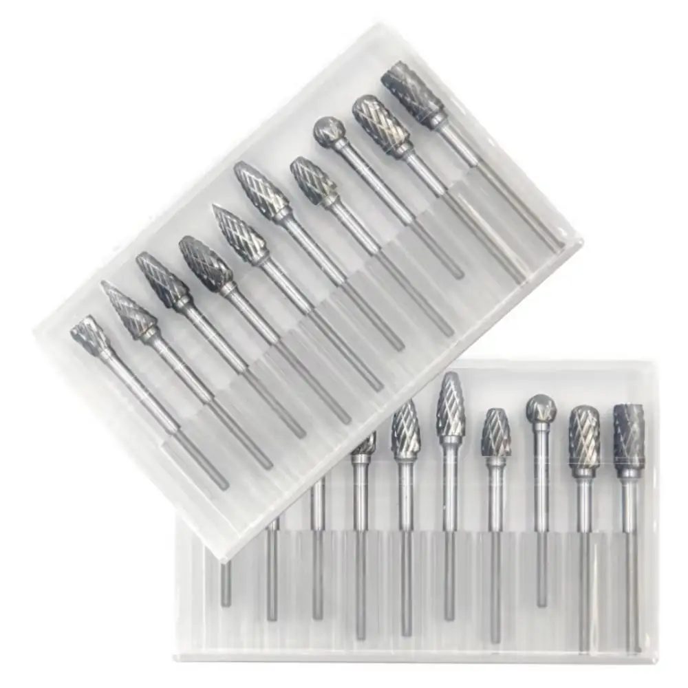 10PCS Carbide Rotary Burr Set  - Carbide End Mill review and price