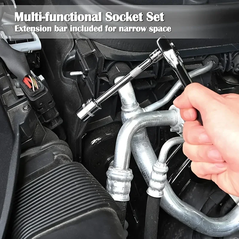 46pc Drive Socket Set 1/4 inch - Cnc Bits review and price