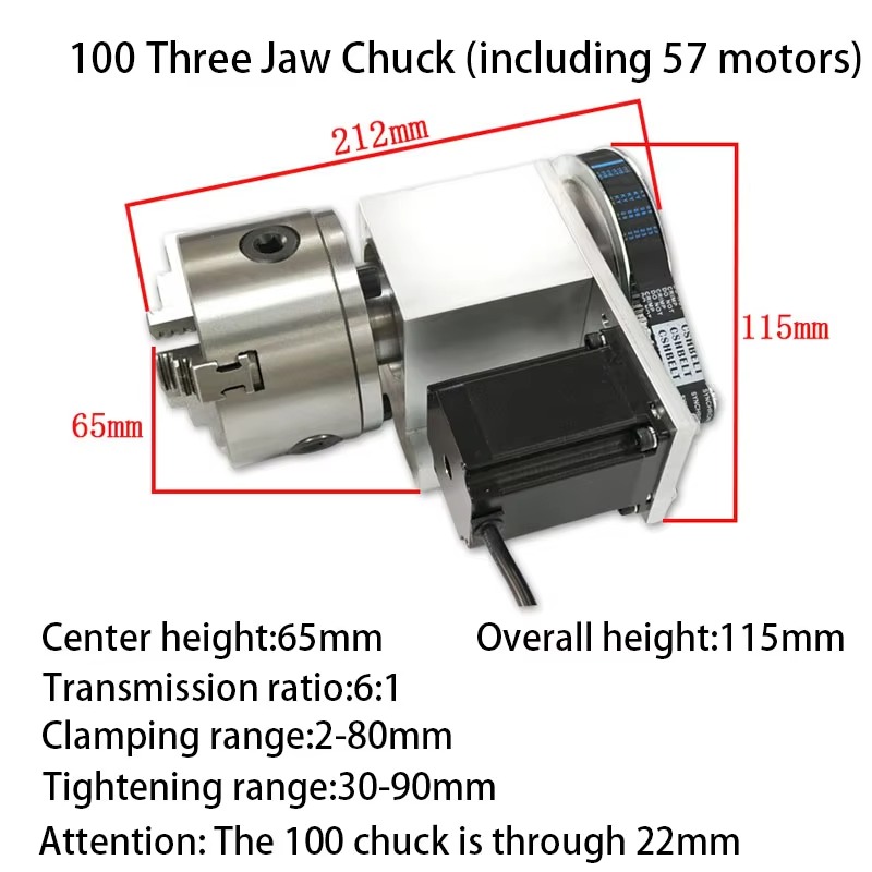 Precision Chuck Tailstock 4 Ja - Nema23 Stepper review and price