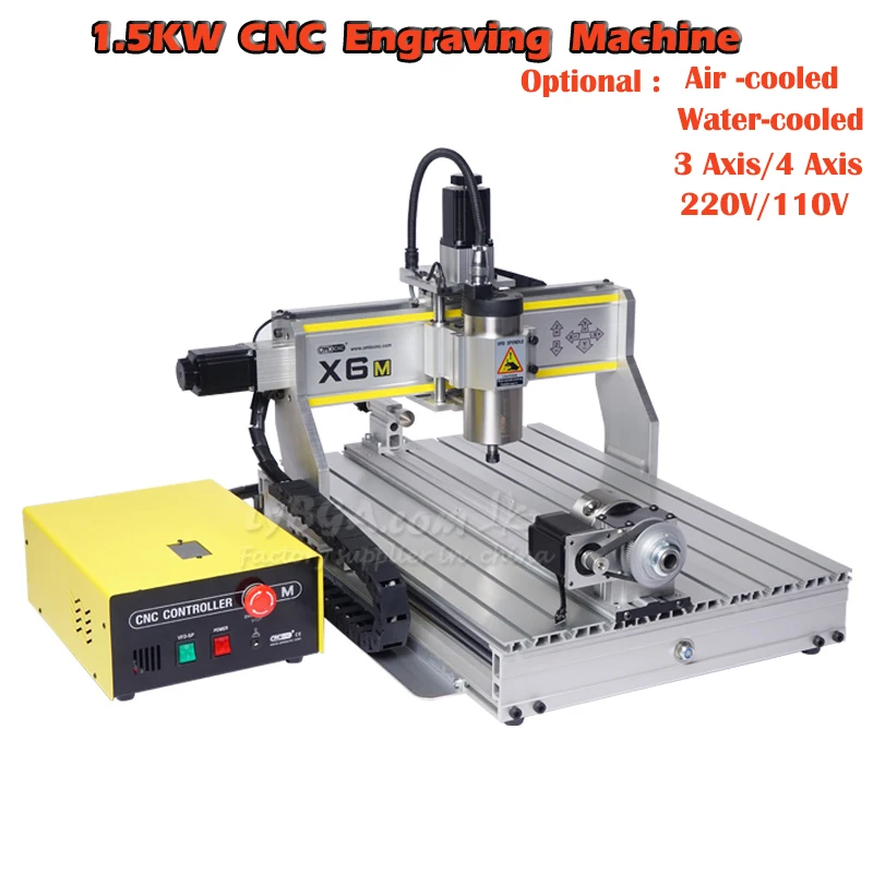 LY  CNC Router X6M 3axis 4axis - Water Cooled Spindle review and price