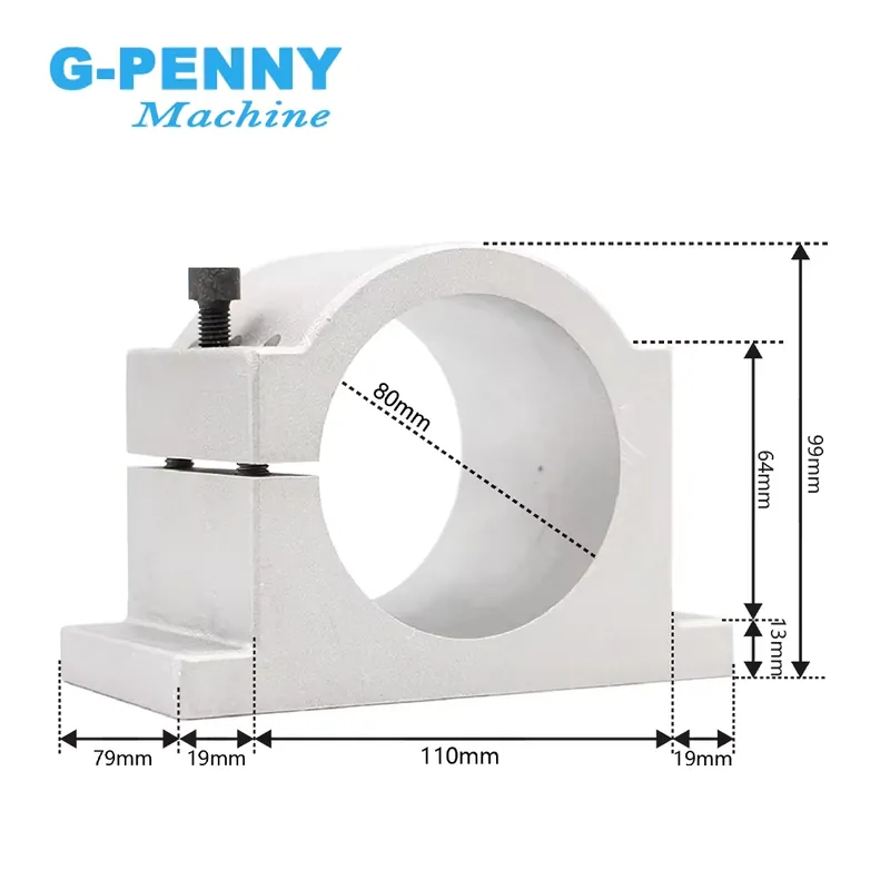 Gpenny 1.5kw ER16 D80mm Water  - Water Cooled Spindle review and price
