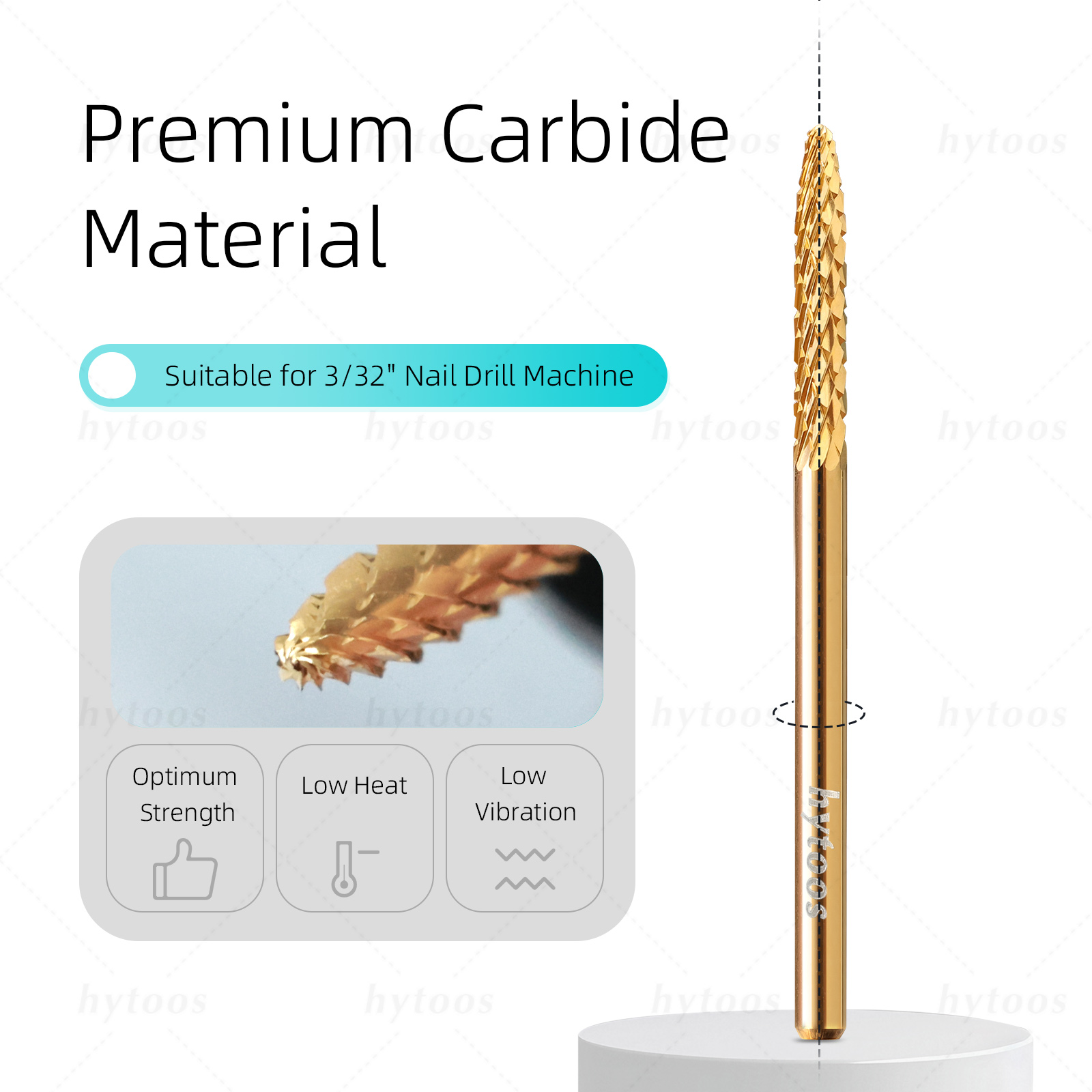 HYTOOS Under Nail Cleaner Carb - Carbide End Mill review and price