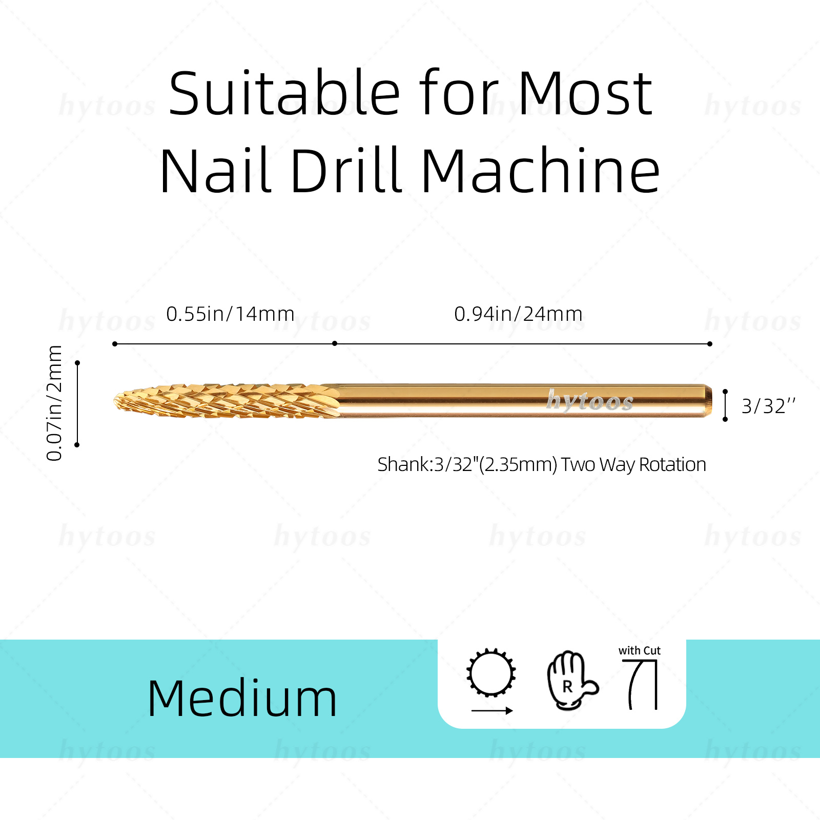 HYTOOS Under Nail Cleaner Carb - Carbide End Mill review and price