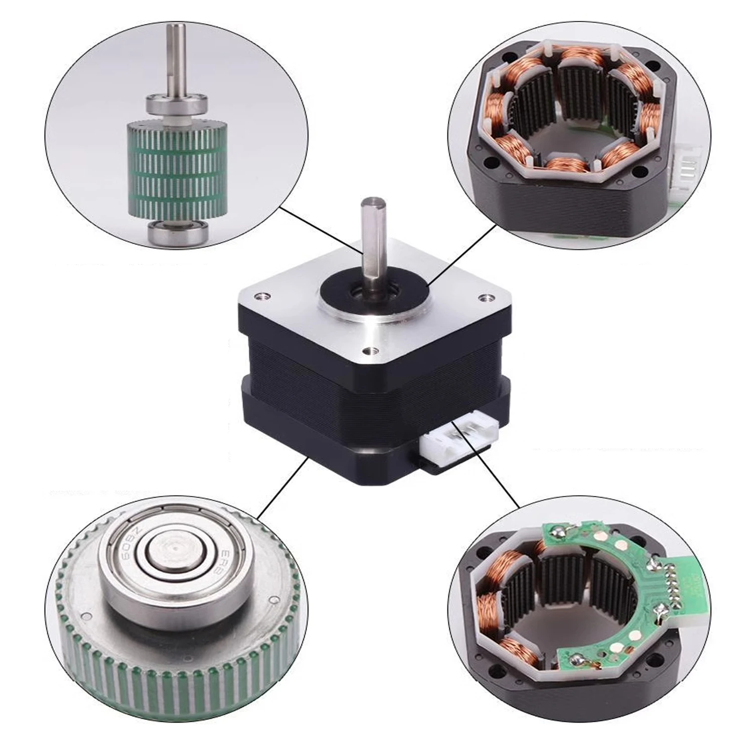 Nema17 Stepper Motor 42BYGH 3D - Nema 17 Stepper review and price