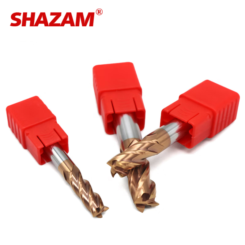SHAZAM HRC55 4-Flute Flat End  - End Mill Set review and price
