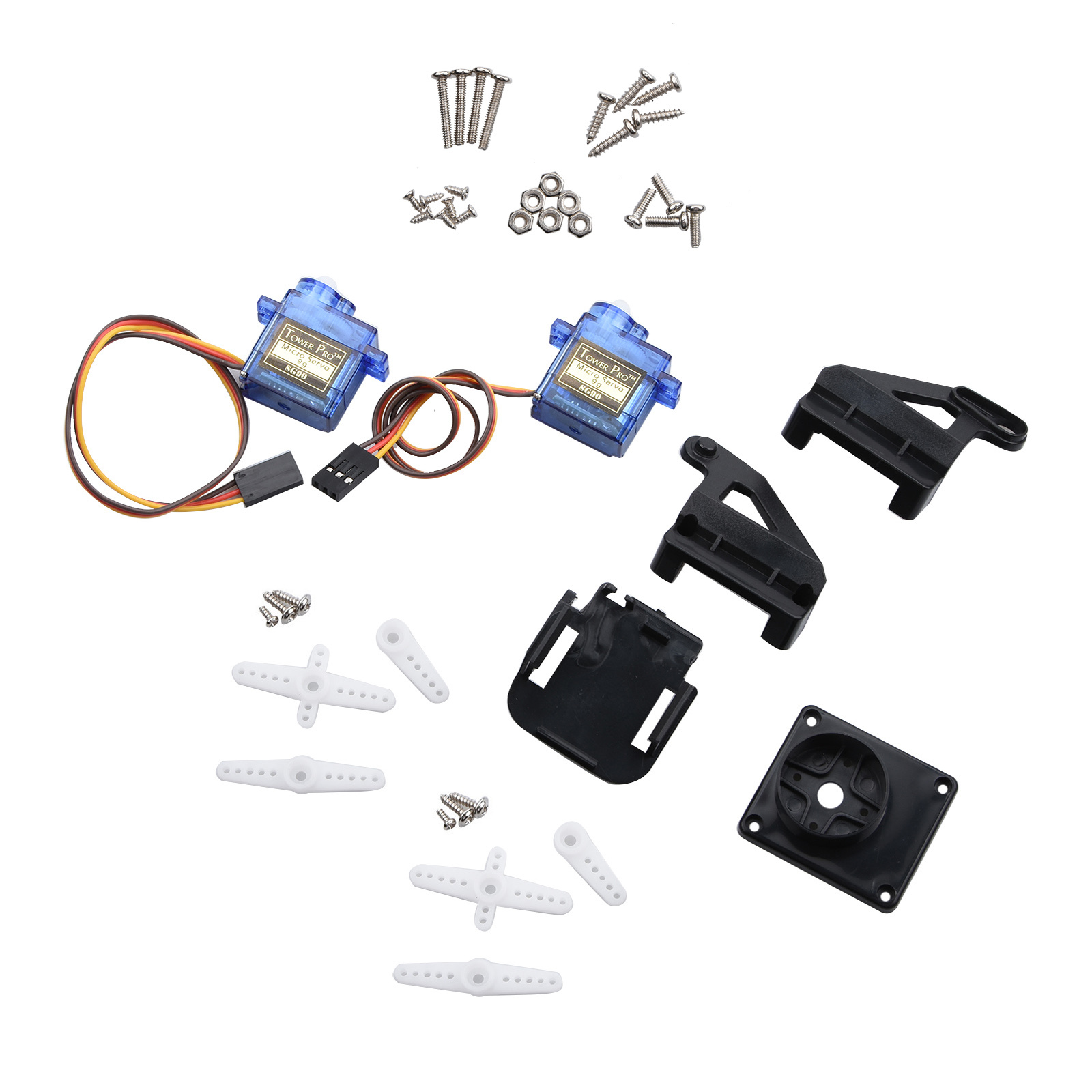 FPV Nylon Dual-Axis Servo Gimb - Servo 9G review and price