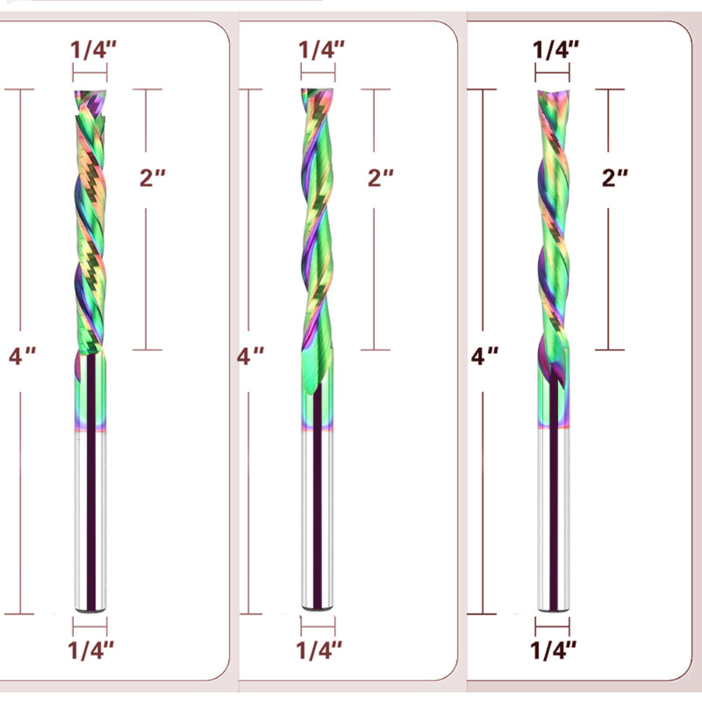 Spiral Compression Router Bit  - Carbide End Mill review and price