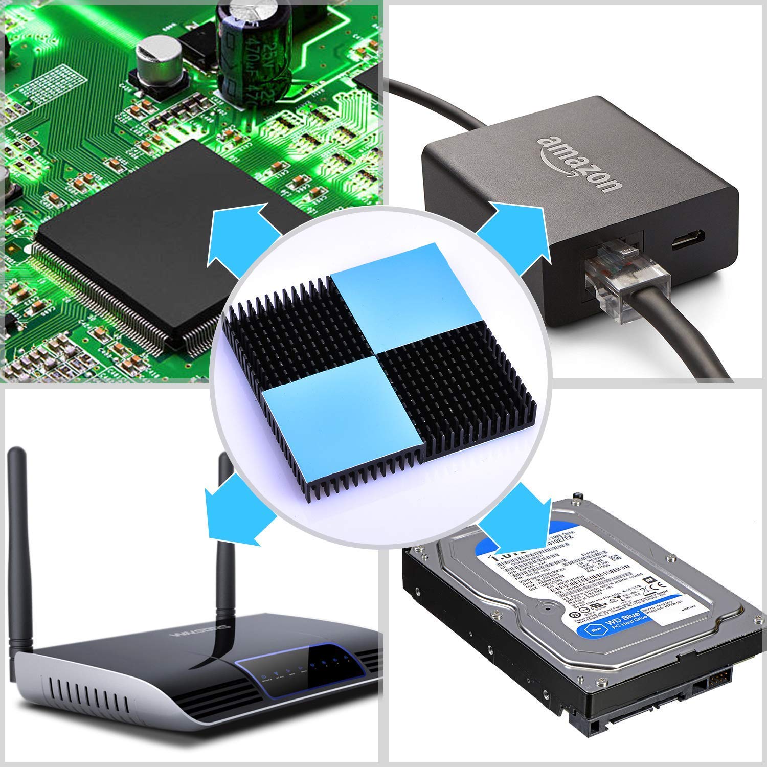 1/2/3/4pcs Heatsink Aluminum C - Nema 17 Stepper review and price