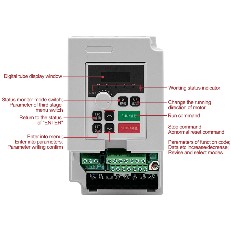1.5kw 110v/220v/380vac Inverte - Spindle Motor review and price