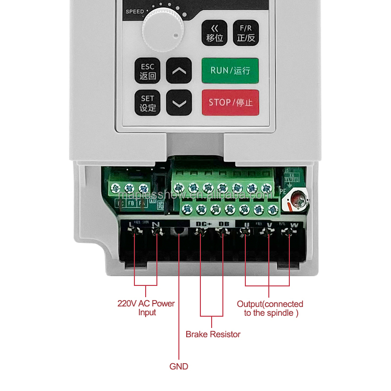 1.5kw 110v/220v/380vac Inverte - Spindle Motor review and price
